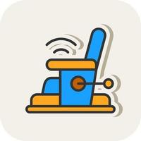 Electric Chair Vector Icon Design