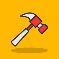 Hammer Vector Icon Design