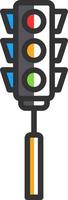 Traffic Lights Vector Icon Design