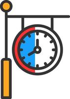 diseño de icono de vector de reloj