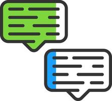 Conversation Vector Icon Design