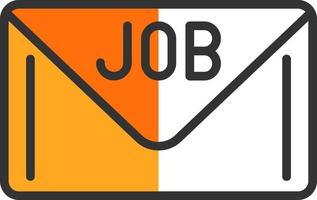 Job Latter Vector Icon Design