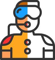 Diver Vector Icon Design