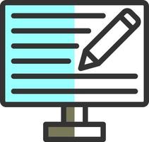 diseño de icono de vector de editor