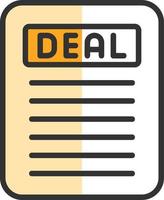 Deal Vector Icon Design