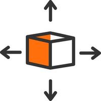 3d Model Vector Icon Design