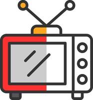 diseño de icono de vector de televisión