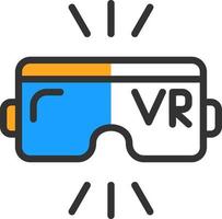 diseño de icono de vector de realidad virtual