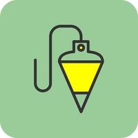 Plumb Bob Vector Icon Design