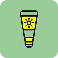 Sunscreen Vector Icon Design