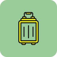 Luggage Vector Icon Design