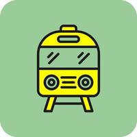 diseño de icono de vector de tren