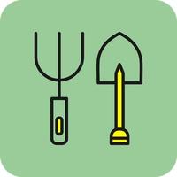 Pitchfork Vector Icon Design