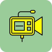 Video Camera Vector Icon Design