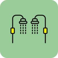 Shower Vector Icon Design