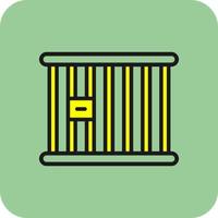 Prison Cell Vector Icon Design