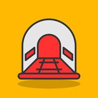Tunnel Vector Icon Design