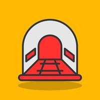 Tunnel Vector Icon Design