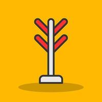 Coat Rack Vector Icon Design
