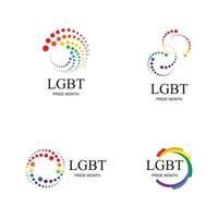 lgbt logo and symbol vector