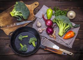 fresh cabbage broccoli photo