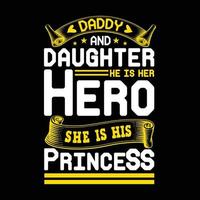 Dad Typography T-Shirt Design Free Vector