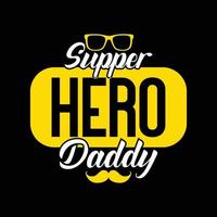 Dad Typography T-Shirt Design Free Vector