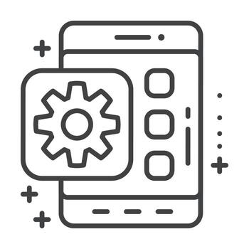 Simple business and finance line icons set for website and mobile apps vector