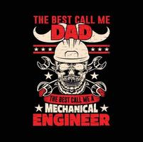 Dad Typography T-Shirt Design Free Vector