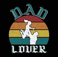 Dad Typography T-Shirt Design Free Vector