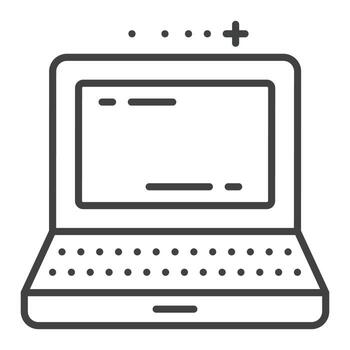 Simple business and finance line icons set for website and mobile apps vector