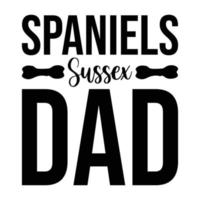 Dad Typography T-Shirt Design Free Vector