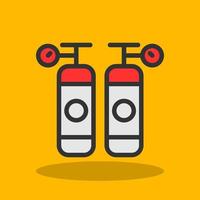 Oxygen Tanks Vector Icon Design