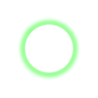 Neon- Kreis Symbol Rahmen png