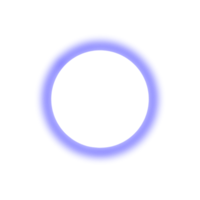neon cirkel ikon ram png