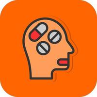 diseño de icono de vector de adicto a las drogas