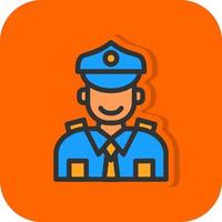 Policeman Vector Icon Design