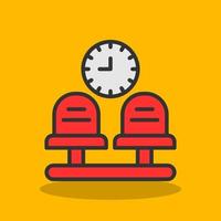 Waiting Room Vector Icon Design