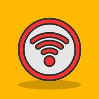 Wifi Signal Vector Icon Design