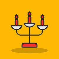 Candelabra Vector Icon Design