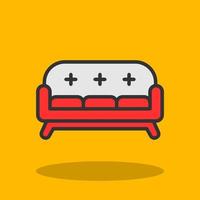 Sofa Vector Icon Design