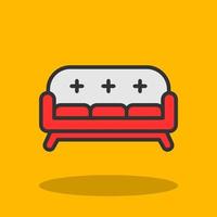 Sofa Vector Icon Design