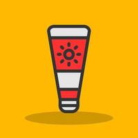 Sunscreen Vector Icon Design