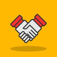 Handshake Vector Icon Design