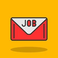 Job Latter Vector Icon Design