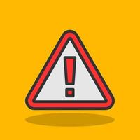 Caution Vector Icon Design