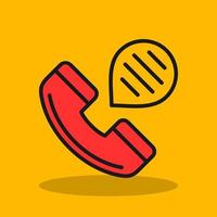 Phone Call Vector Icon Design