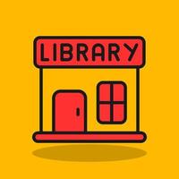 Library Vector Icon Design