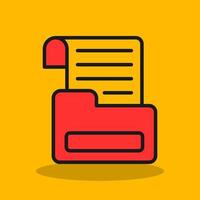 Dossier Vector Icon Design