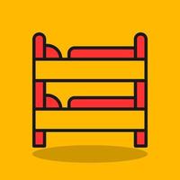 Bunk Bed Vector Icon Design